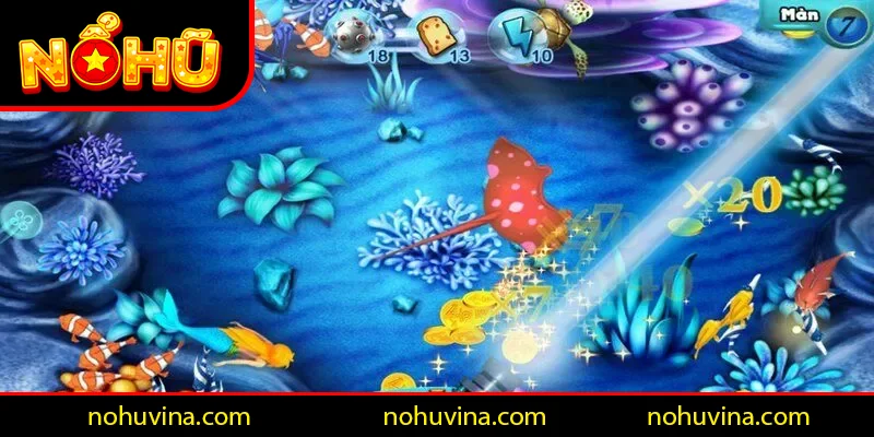 Bạn nên xả súng khi cá vừa ra khỏi màn Bạn nên xả súng khi cá vừa ra khỏi màn